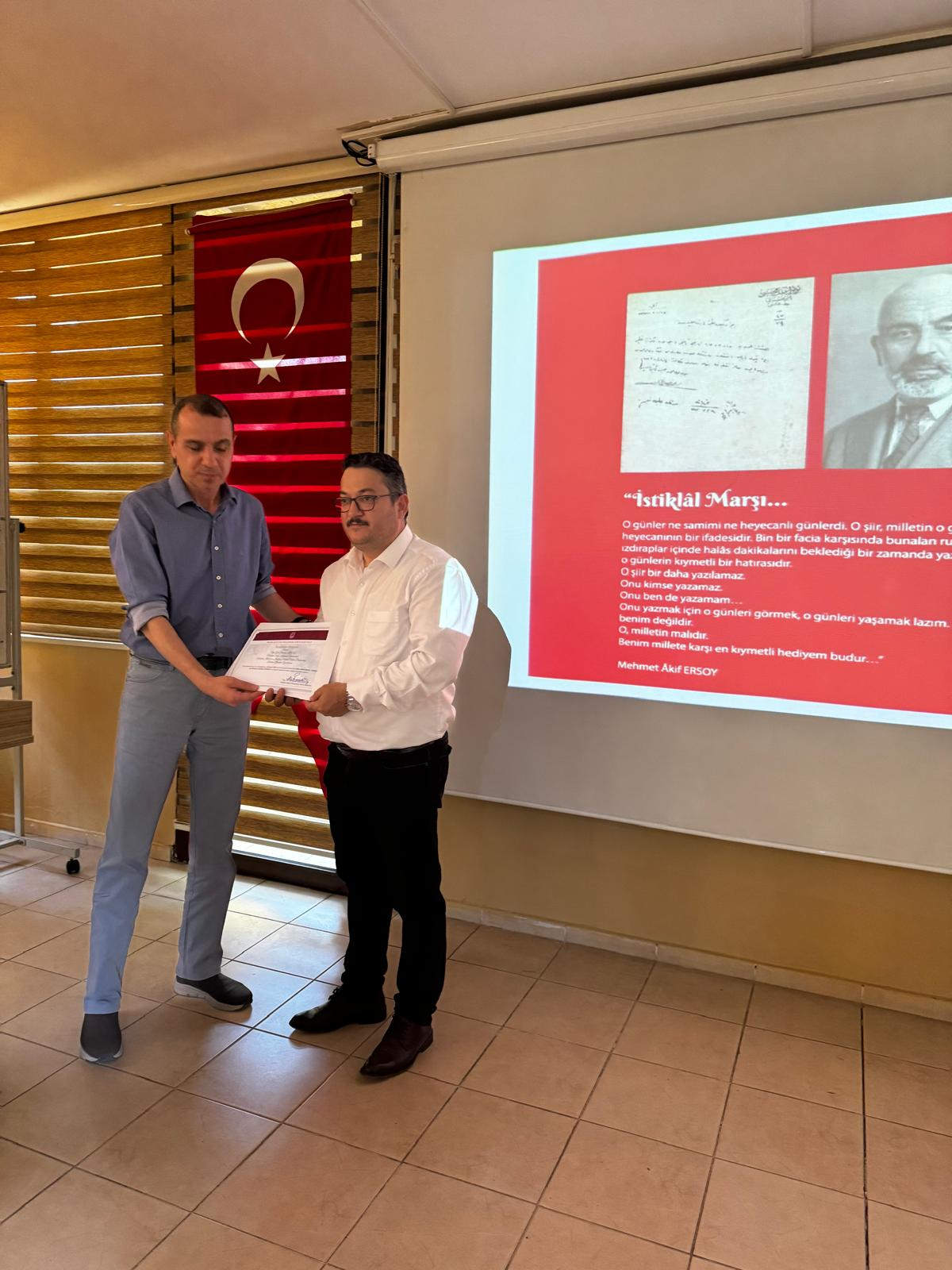 Milli Mücadele, Gençlik ve İstiklal Marşı Semineri Gerçekleştirildi