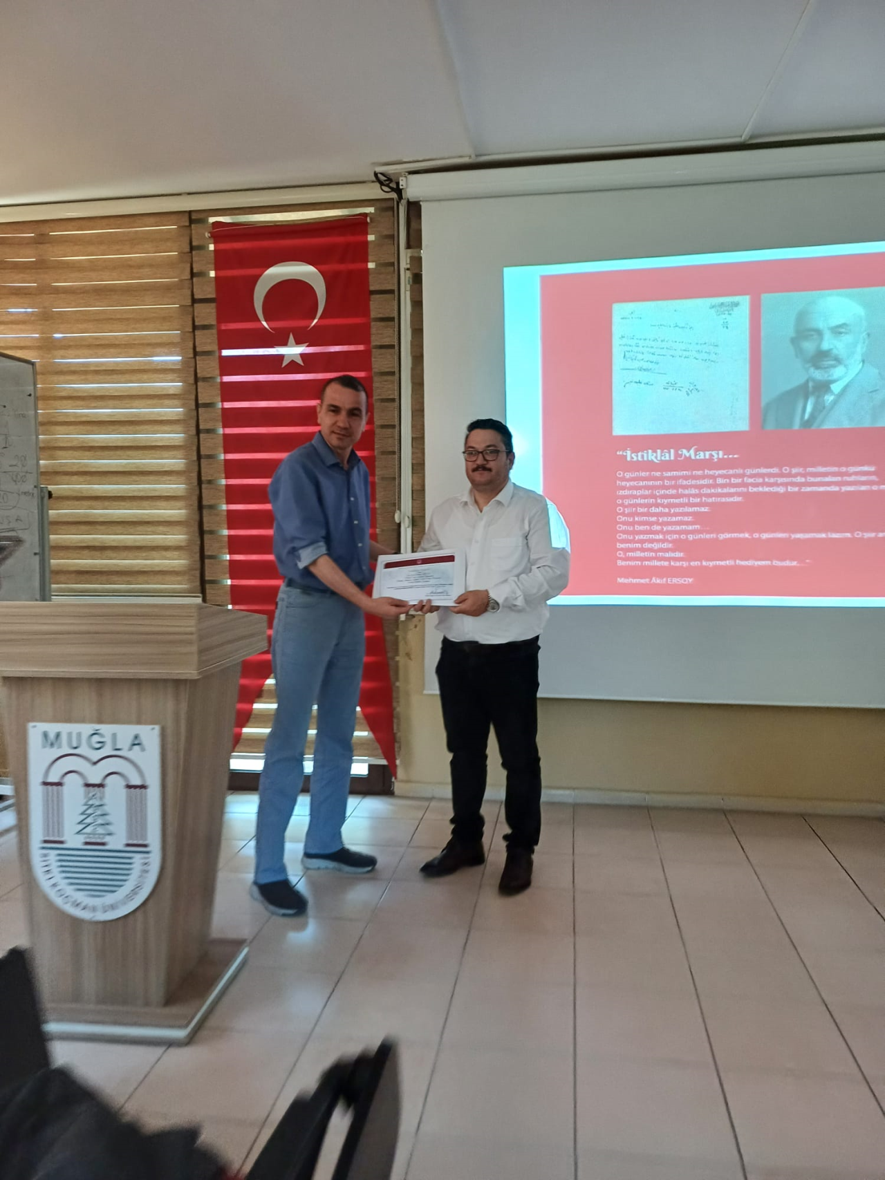 Milli Mücadele, Gençlik ve İstiklal Marşı Semineri Gerçekleştirildi