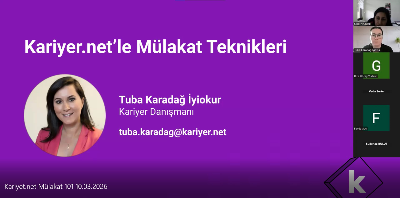 Kariyer.net ile mülakat 101 semineri