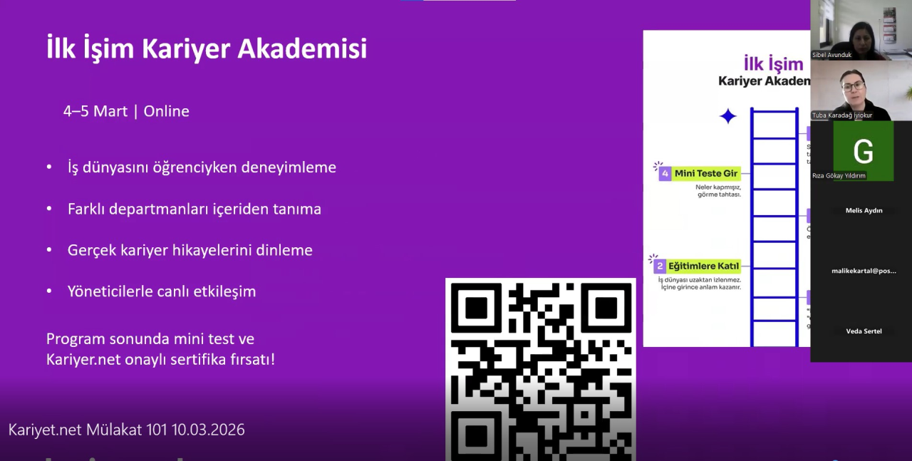 Kariyer.net ile mülakat 101 semineri