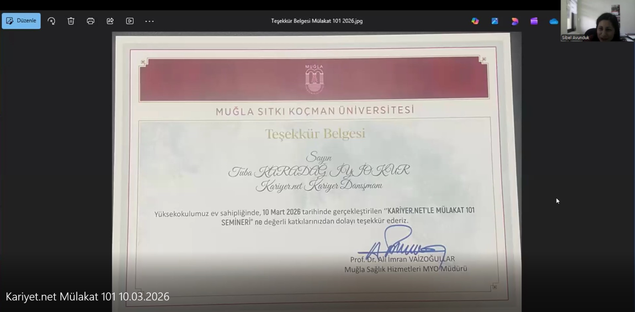 Kariyer.net ile mülakat 101 semineri